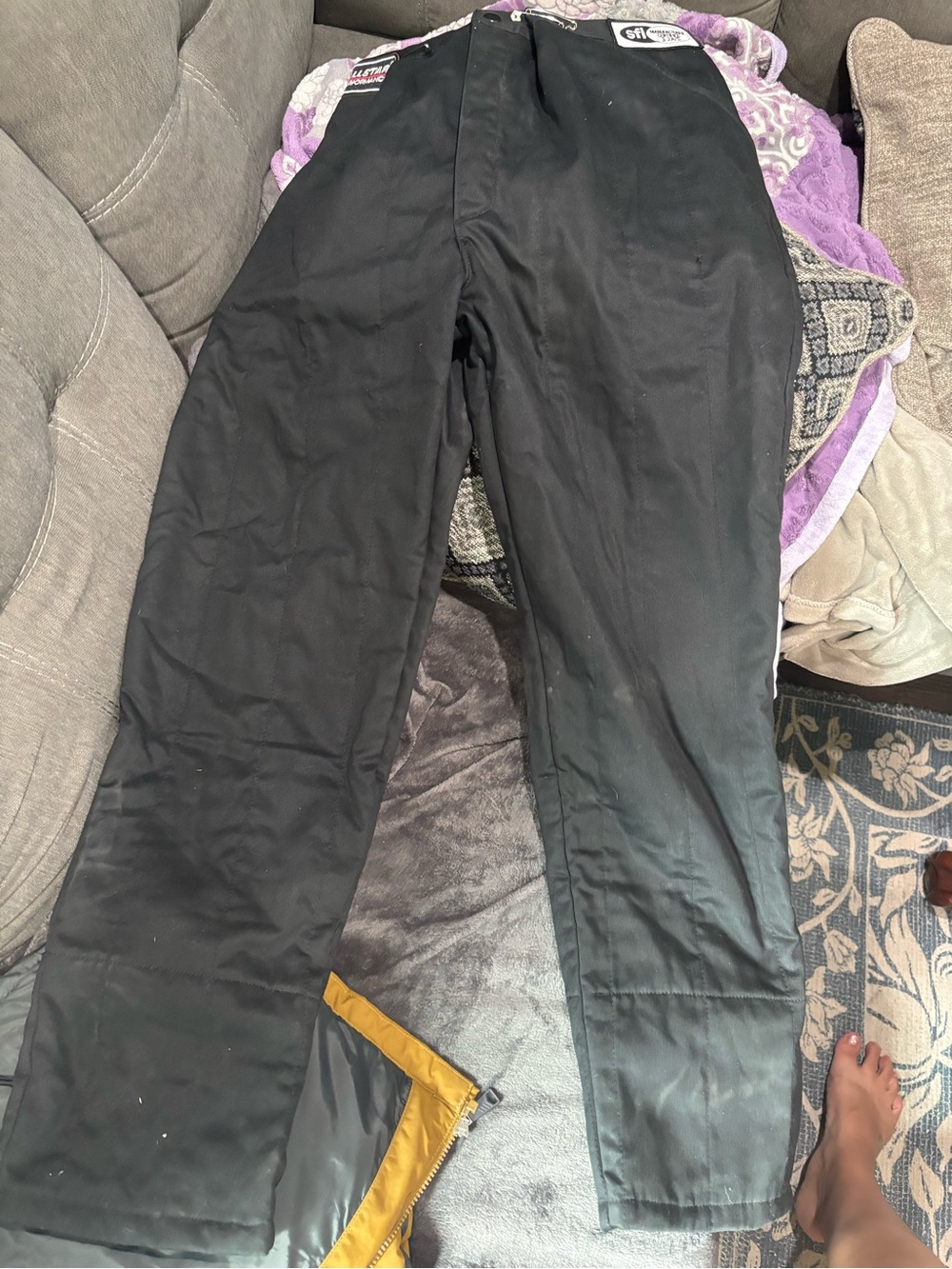 Men's Black AllStar Performance Race Pants NWOT